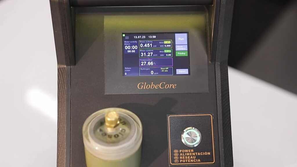 Medidor de hidrógeno en aceite dieléctrico TOR-2