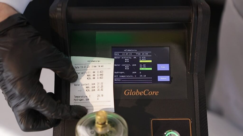 Medidor de hidrógeno en aceite dieléctrico TOR-2 GlobeCore