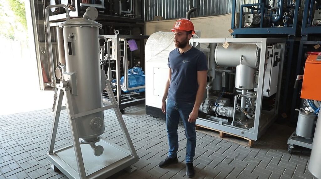 Sistema de secado de aceite ZP-260