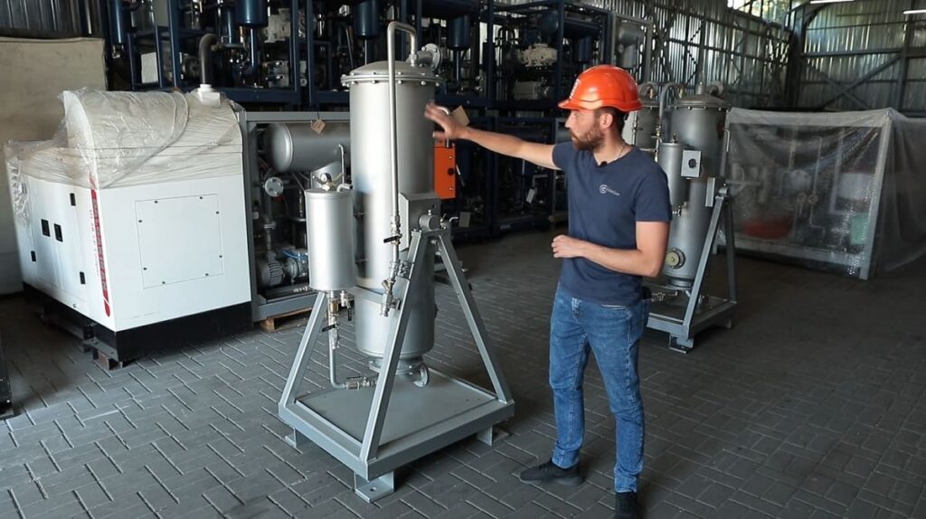 Sistema de secado de aceite ZP-260 en Ecuador