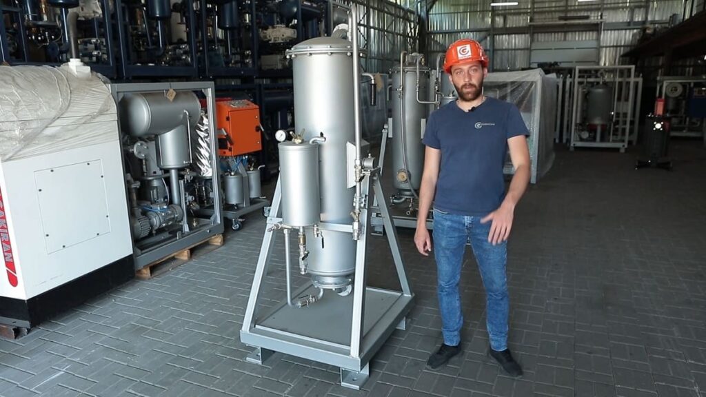 Sistema de secado de aceite dieléctrico ZP-260 en Ecuador