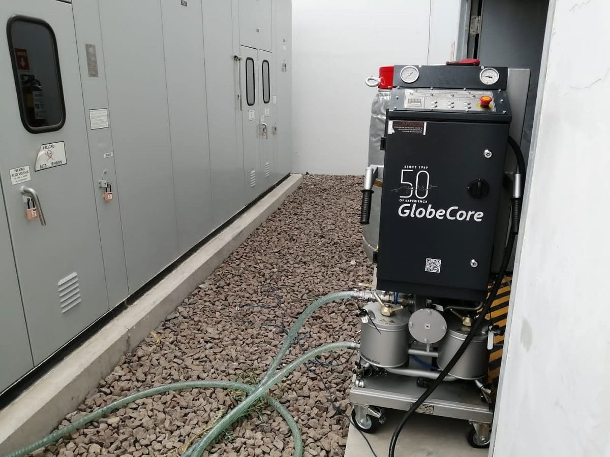Purificación de aceite dieléctrico en Ecuador